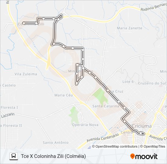 214A MINA DO MATO VIA R. JOÃO PESSOA / R. ALVARO CATÃO Bus Line Map