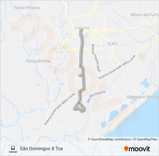 211B SÃO DOMINGOS/VILA MARIA LOTEAM.HG bus Line Map