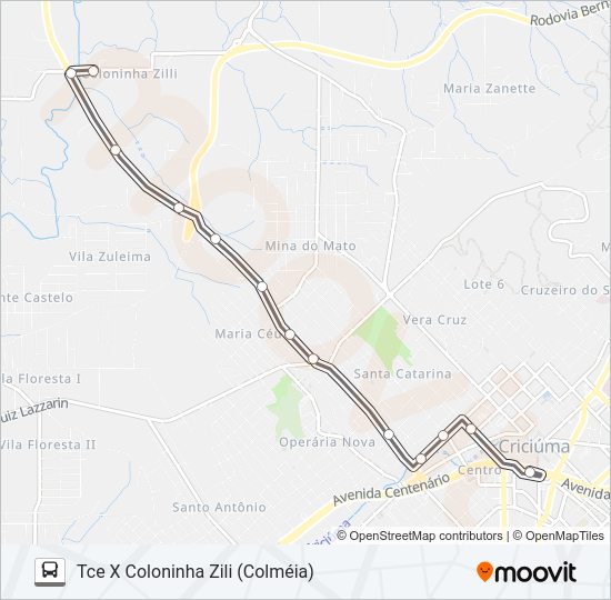 0214 MINA DO MATO VIA R. ALVARO CATÃO / R. JOÃO PESSOA Bus Line Map