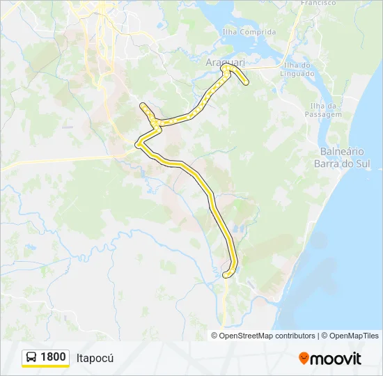1800 Bus Line Map