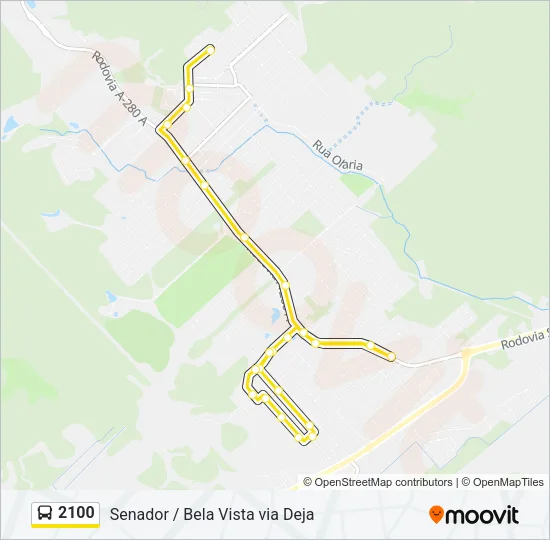 2100 Bus Line Map