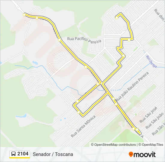 2104 Bus Line Map