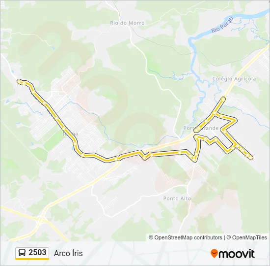 2503 Bus Line Map