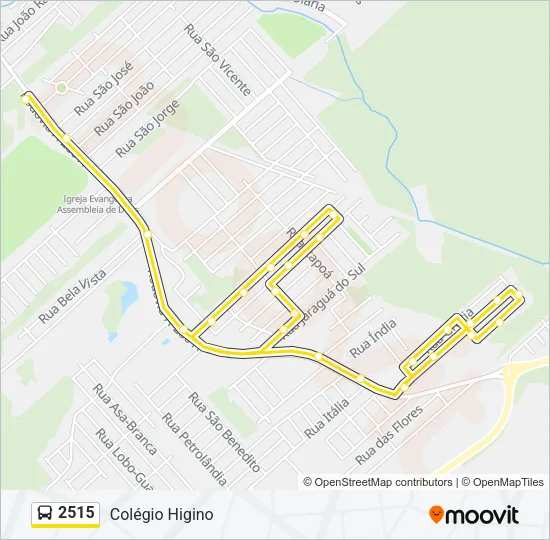 2515 Bus Line Map