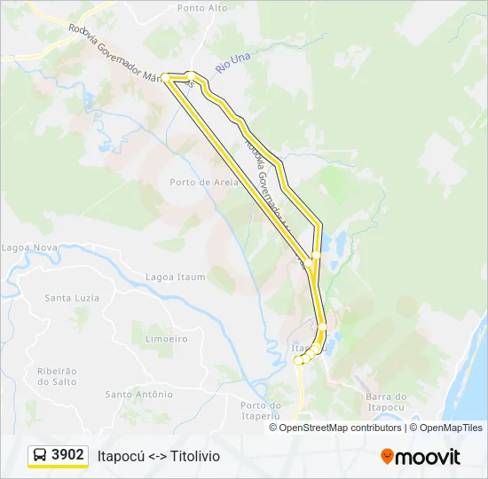 3902 Bus Line Map