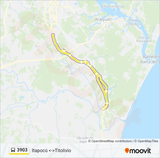 3903 Bus Line Map