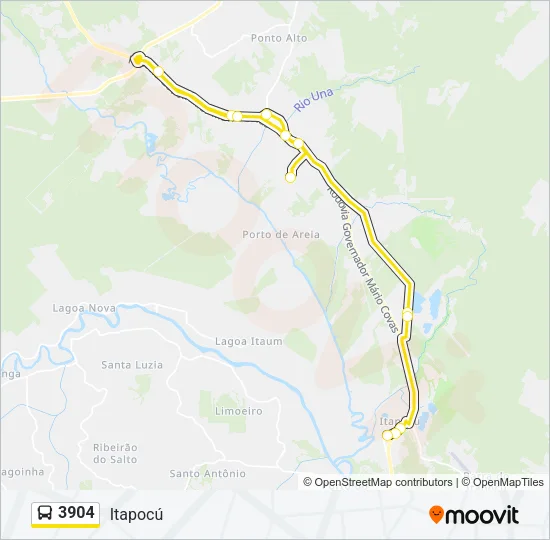 3904 Bus Line Map