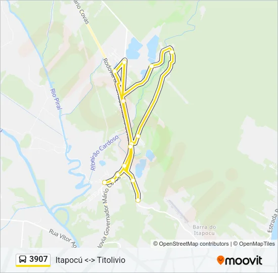 3907 Bus Line Map