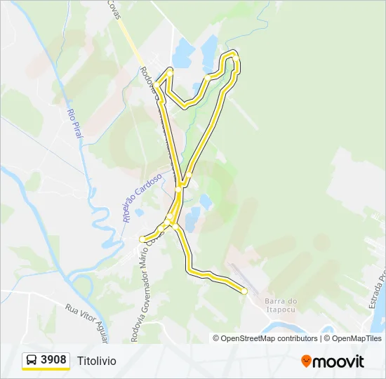 3908 Bus Line Map
