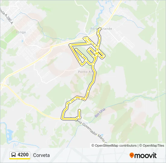 4200 Bus Line Map