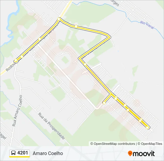 4201 Bus Line Map