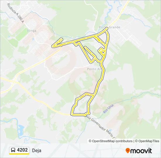 4202 Bus Line Map