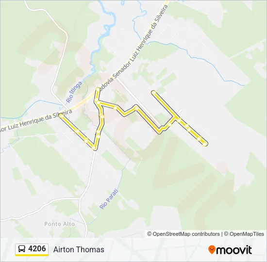 4206 Bus Line Map