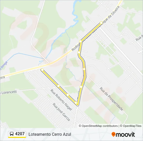 4207 Bus Line Map