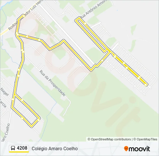 4208 Bus Line Map