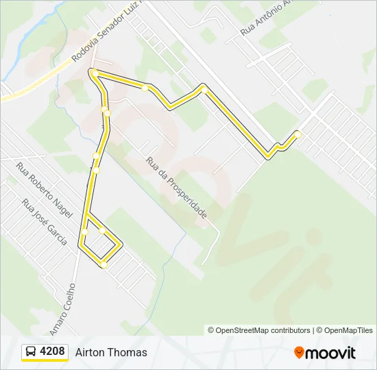 4208 Bus Line Map
