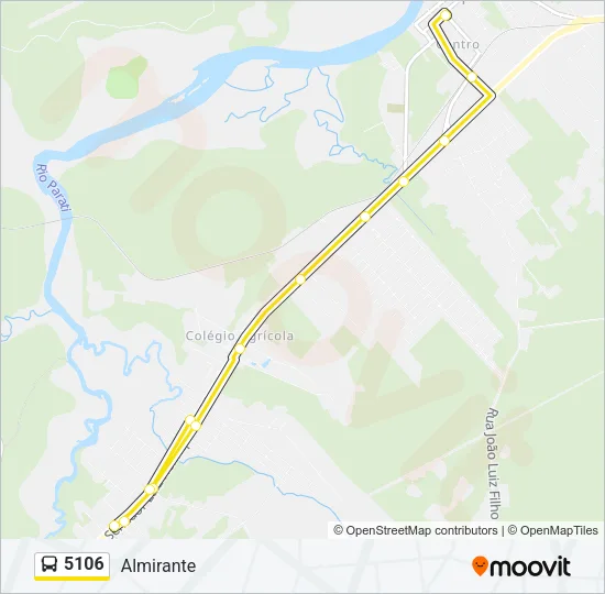 5106 Bus Line Map