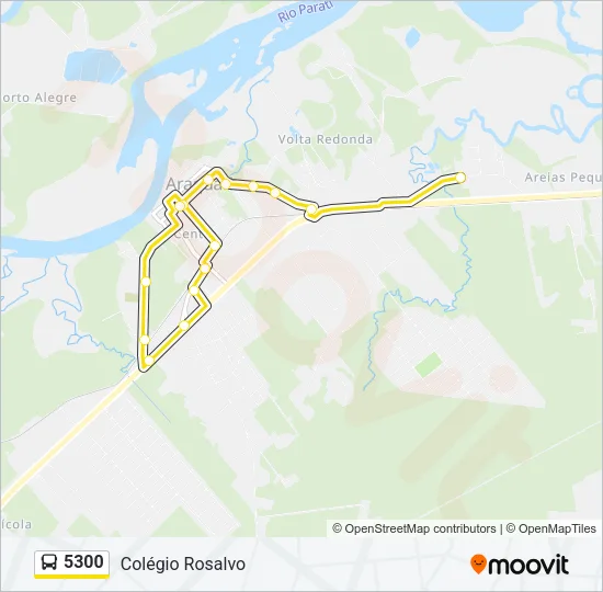 5300 Bus Line Map