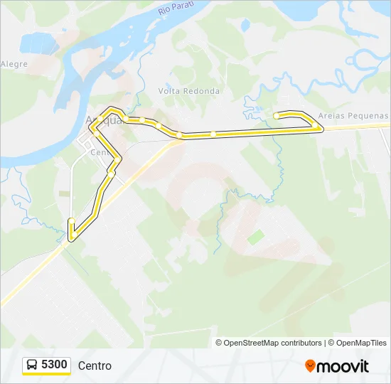 5300 Bus Line Map