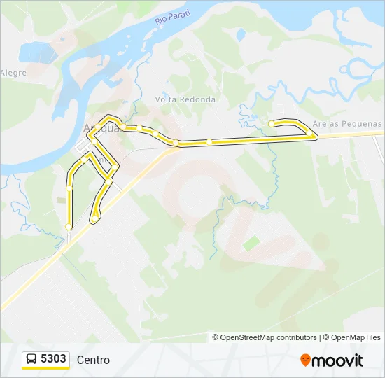 5303 Bus Line Map