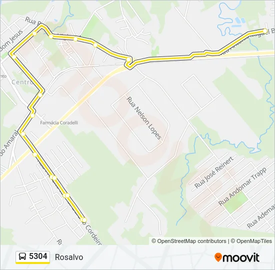 5304 Bus Line Map