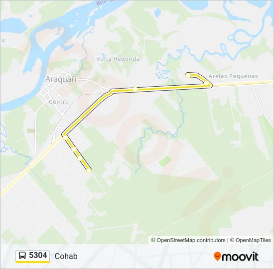 5304 Bus Line Map