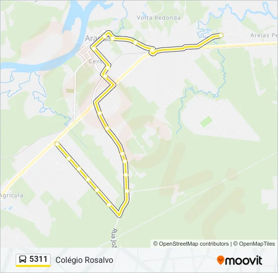 5311 Bus Line Map