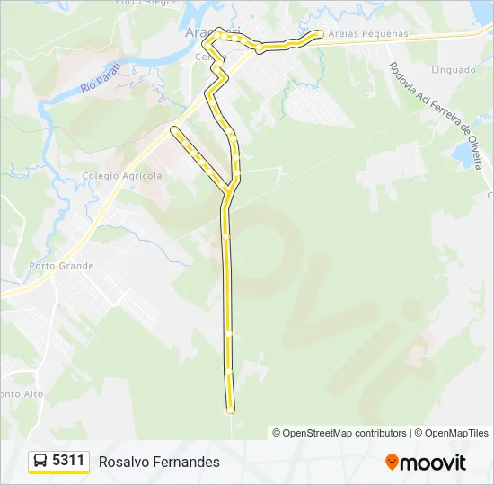 5311 Bus Line Map