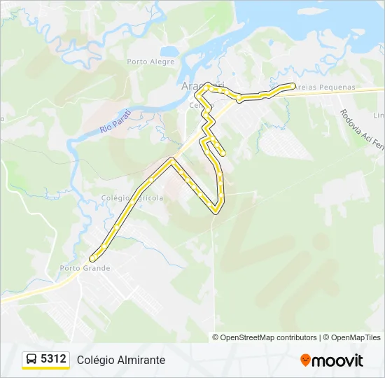 5312 Bus Line Map