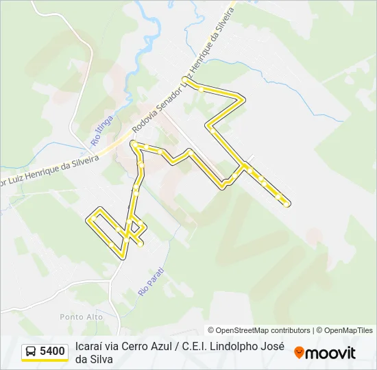 5400 Bus Line Map