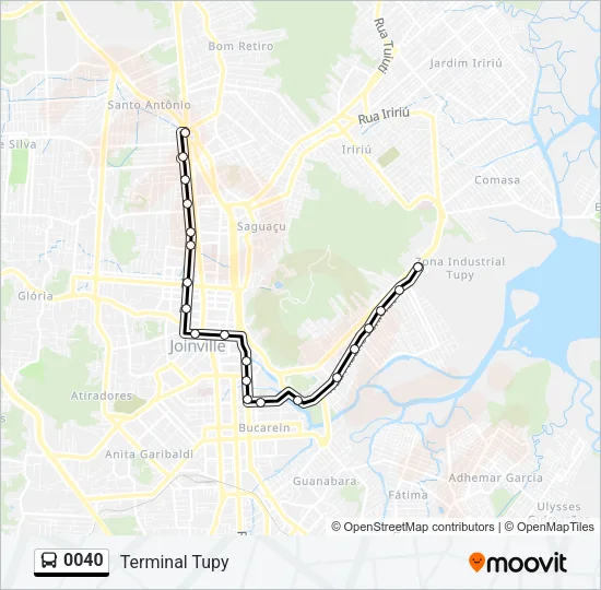 0040 Bus Line Map