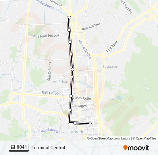 0041 Bus Line Map