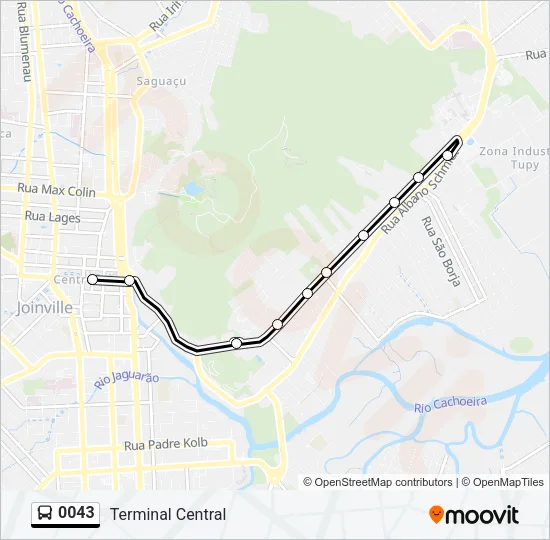 0043 Bus Line Map
