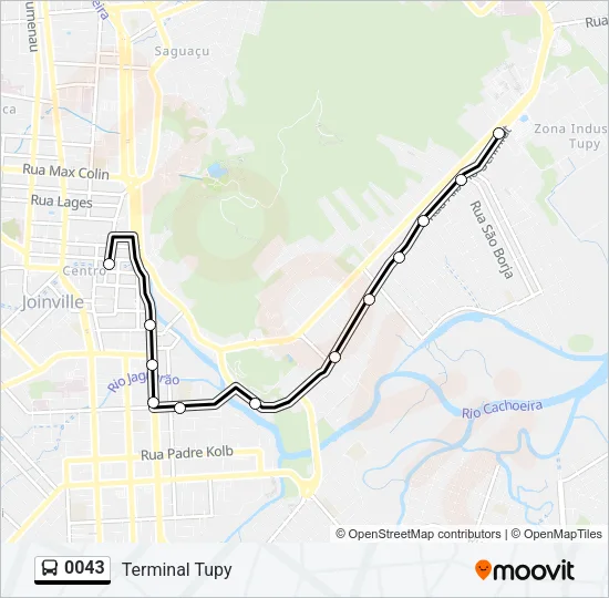 0043 Bus Line Map