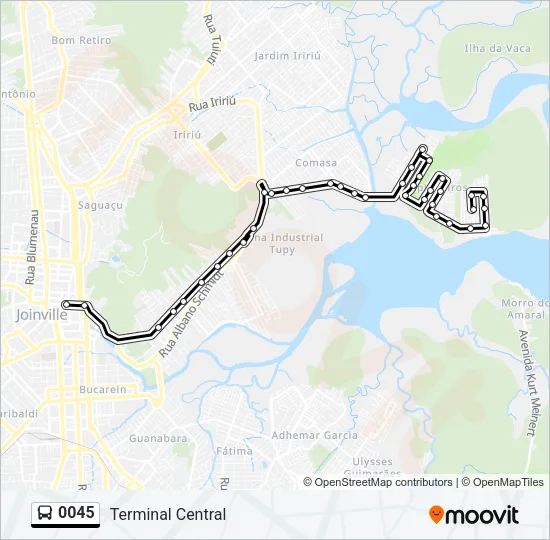 0045 Bus Line Map