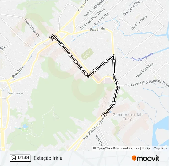 0138 Bus Line Map