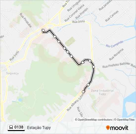 0138 Bus Line Map