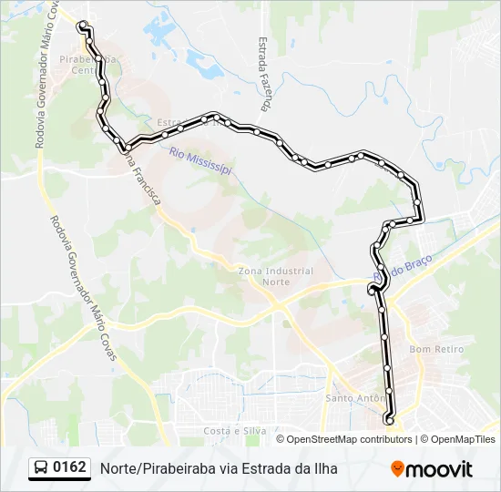 0162 Bus Line Map