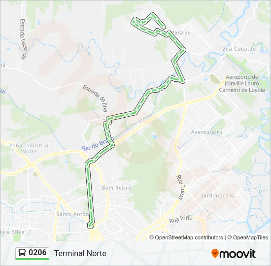 0206 Bus Line Map