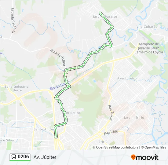 0206 Bus Line Map
