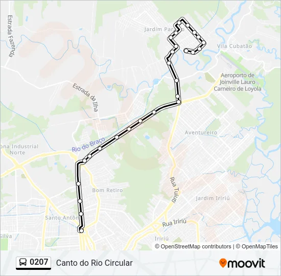 0207 Bus Line Map