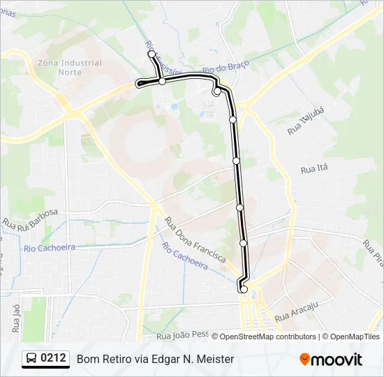 0212 Bus Line Map