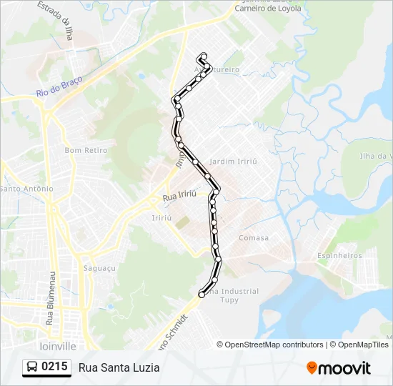0215 Bus Line Map