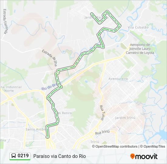 0219 Bus Line Map