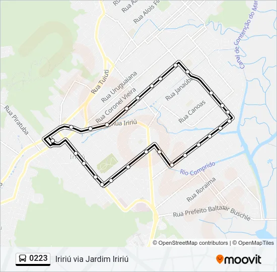 0223 Bus Line Map