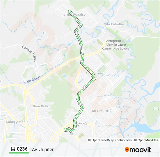 0236 Bus Line Map