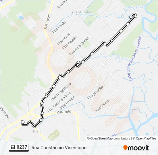 0237 Bus Line Map