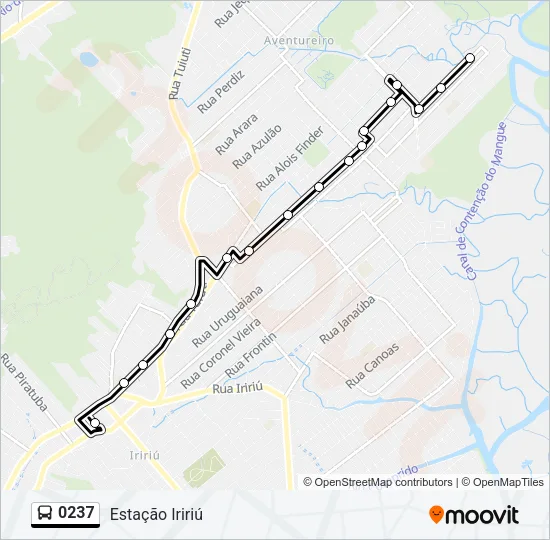 0237 Bus Line Map