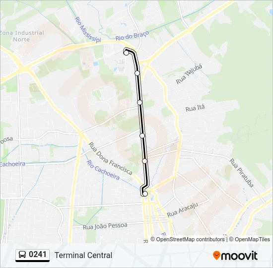 0241 Bus Line Map