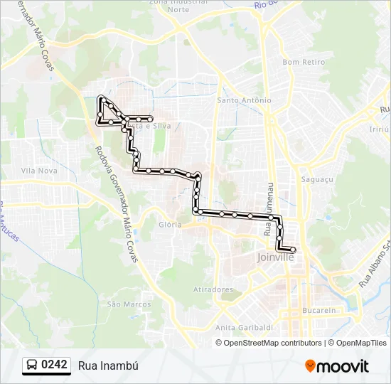 0242 Bus Line Map
